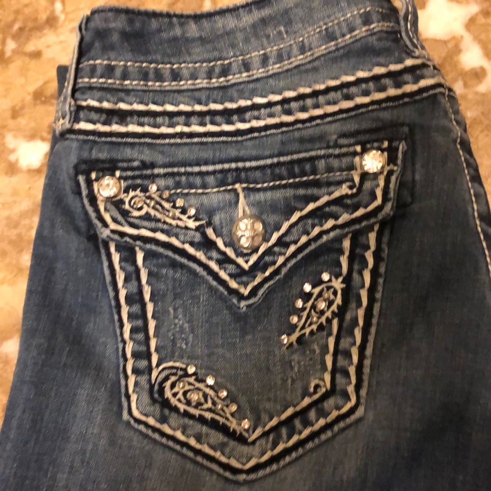 Girls blue jeans
